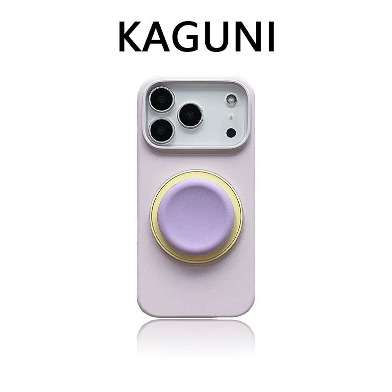 KAGUNI - Minimalistic Silicone iPhone Case with Stand for iPhone 17/Air