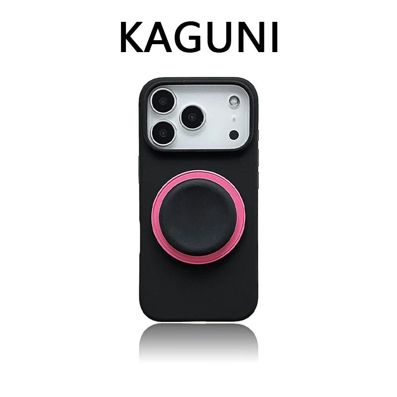KAGUNI - Minimalistic Silicone iPhone Case with Stand for iPhone 17/Air
