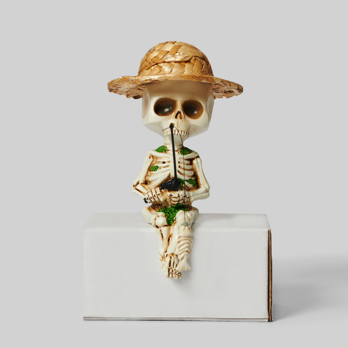 Creative Skeleton Fishing Small Desk Ornament