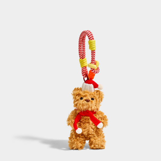 KEVINMINLER - Original Christmas Bear with Hat & Scarf Bag Charm