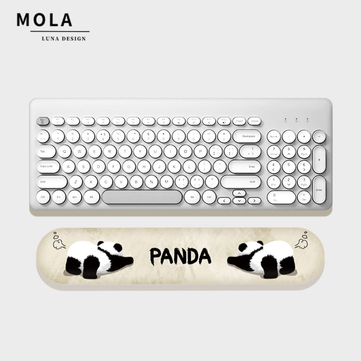 Farting Panda Keyboard Pad with Wrist Rest