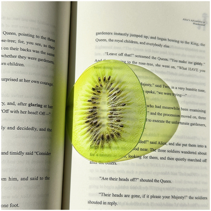 Kiwi - Future Treasure - Fruit Acrylic Transparent Bookmark