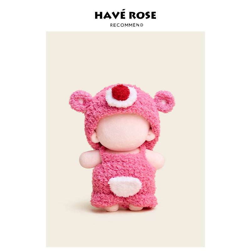 Labubu Pink Teddy Bear Outfit