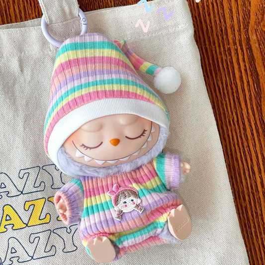 Labubu outfits with Beanie Rainbow