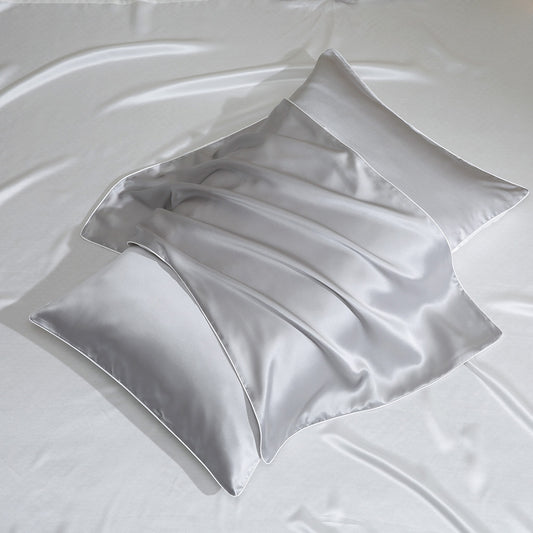 Luxurious Silk Pillowcases Light Grey