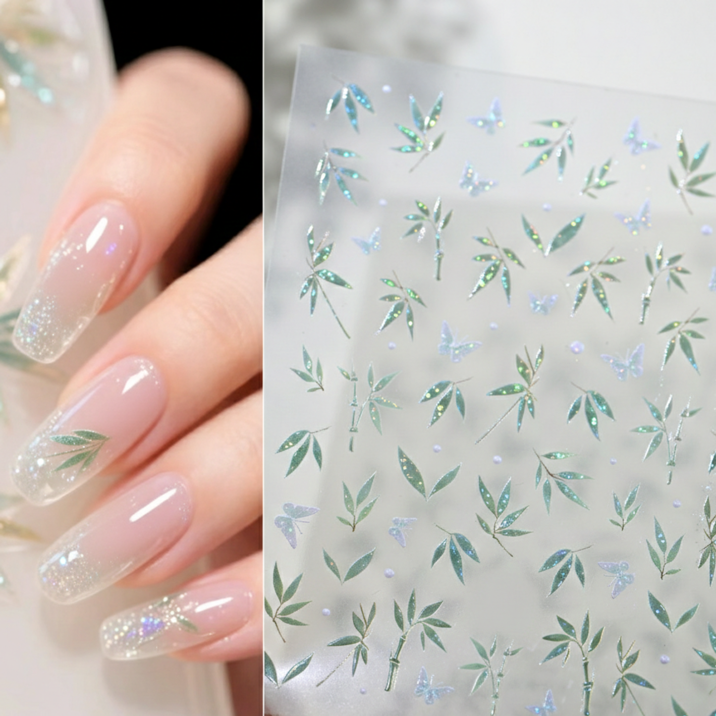 Limit Pretty Beauty - Nail Art Stickers Bamboo
