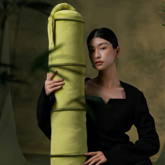 Long Bamboo Cylinder Pillow
