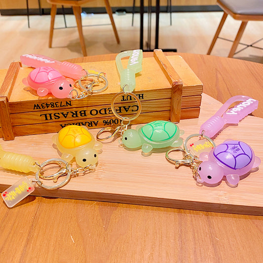 Longkui - Cute Glow-in-the-Dark Turtle Bag Charm