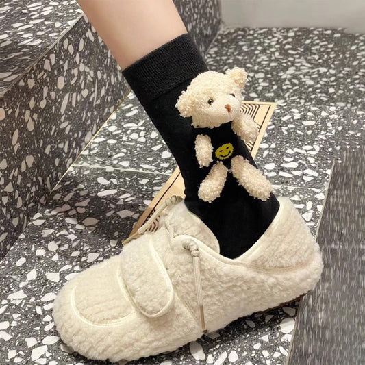 LookSocks - 3D Cute Bear Crew Socks