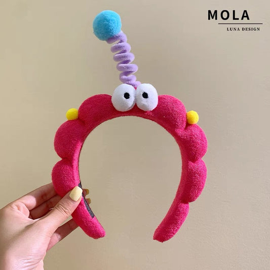 MOLA LUNA - Fun Twist Big Eyes Headband Hot pink
