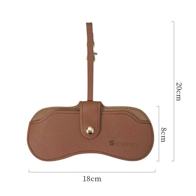 MOLA LUNA - Hanging Leather Glasses Case Brown