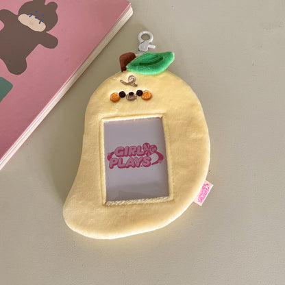 Mango Fruity Plush ID & K-Pop Photocard Holder