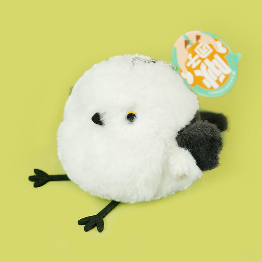 Medium Cute Bird Long-Tailed Tit Plush