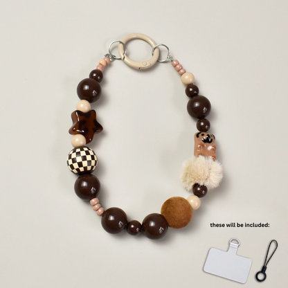 MiWan Box - Handmade Plush Phone Charm Puppy Single Buckle