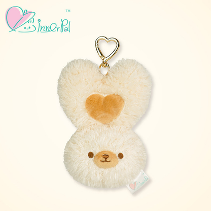 Cute Toy Bag Charm's name is Mindy. A white rabbit. It can also be used as a keychain.