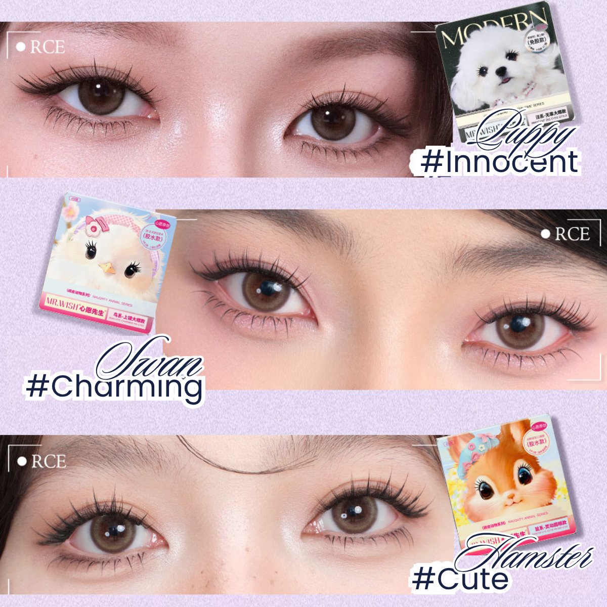 Mr. Wish - Animal Series Self-Adhesive Glue-free Individual Eyelashes