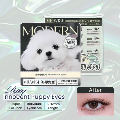 Mr. Wish Self-Adhesive Glue-free Eyelashes Puppy