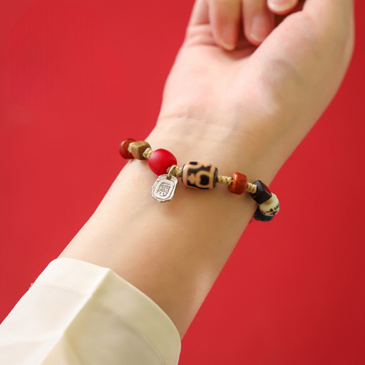 Multi-Treasure Bracelet with Logo
