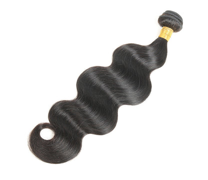 Natural Black 9A Body Wave Human Hair Bundles