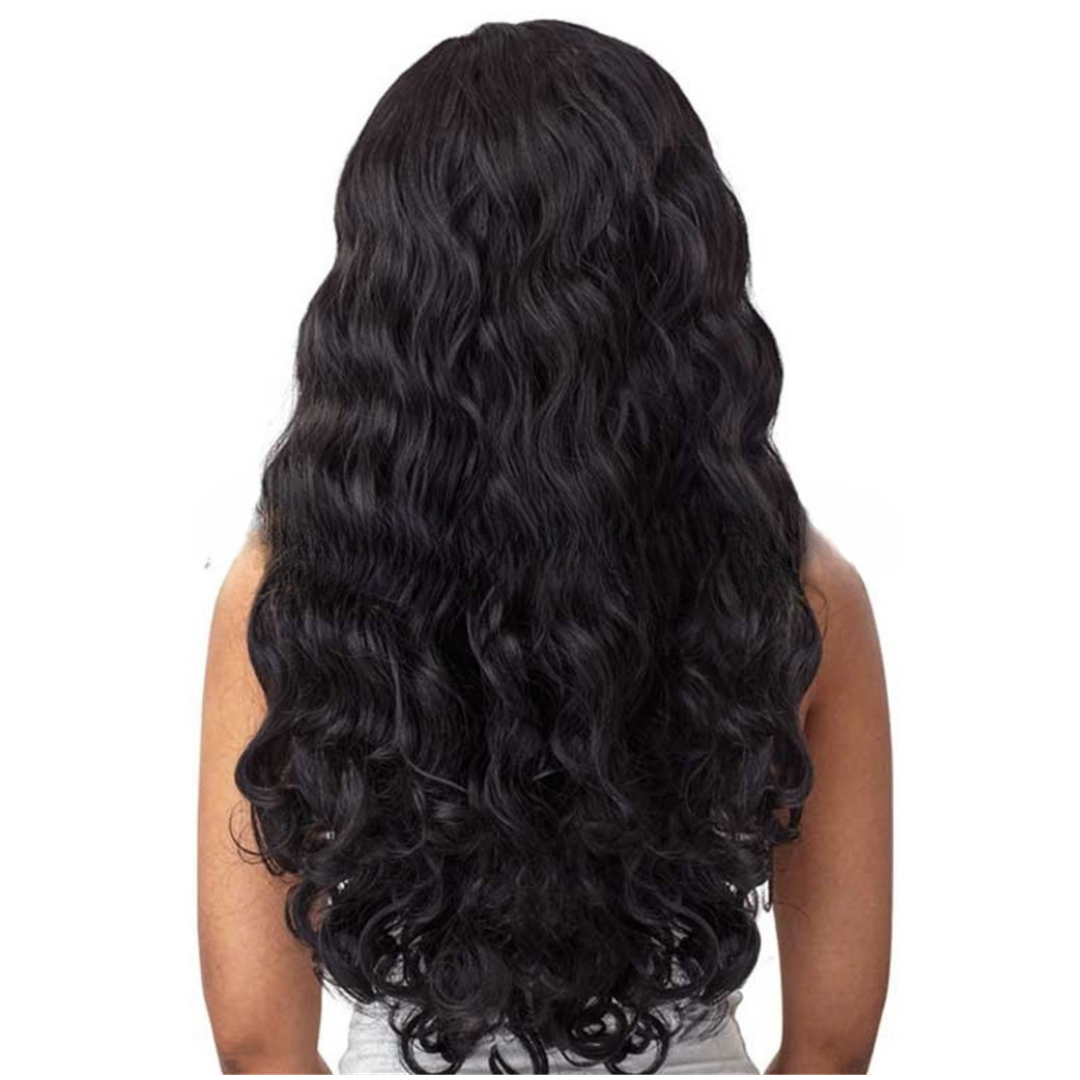 Natural Black 9A Body Wave Human Hair Bundles back