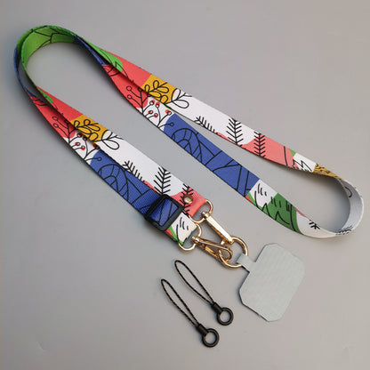 Nordic Style Colourful Crossbody Phone Lanyard