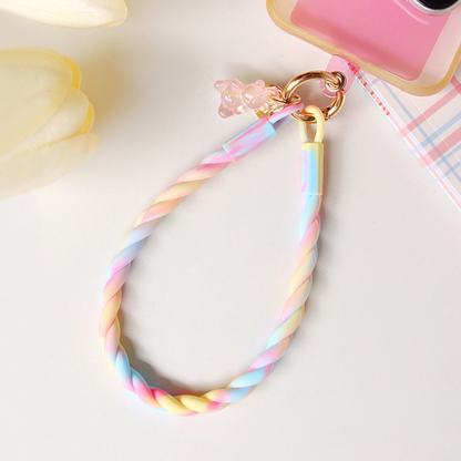 Rainbow Dreamy Pastel Phone Wrist Strap