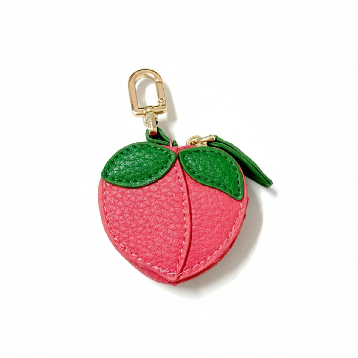 Peach Cute Fruit Coin Purse