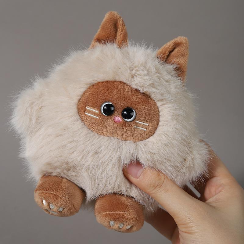 Catch Happy Wildman Harry Plush Pet Cat Keychain