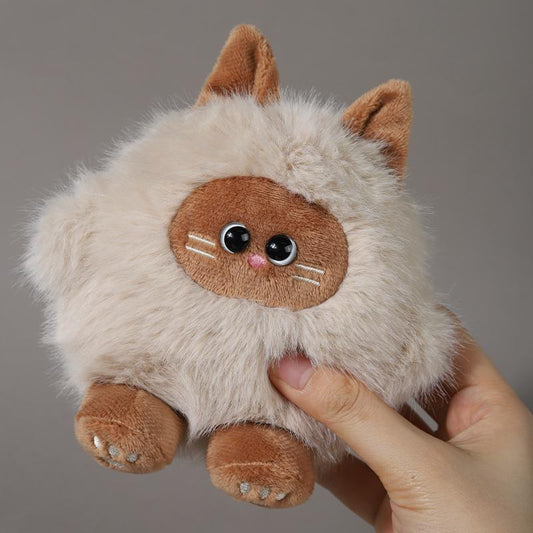 Catch Happy Wildman Harry Plush Pet Cat Keychain