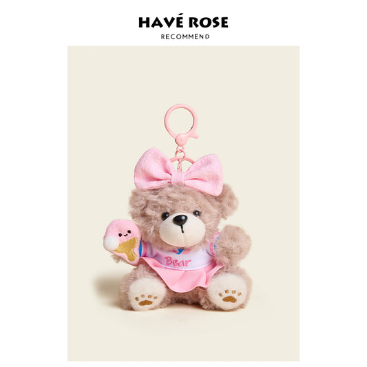 HAVEROSE - Original Sporty Teddy Bear Bag Charm Pingpong