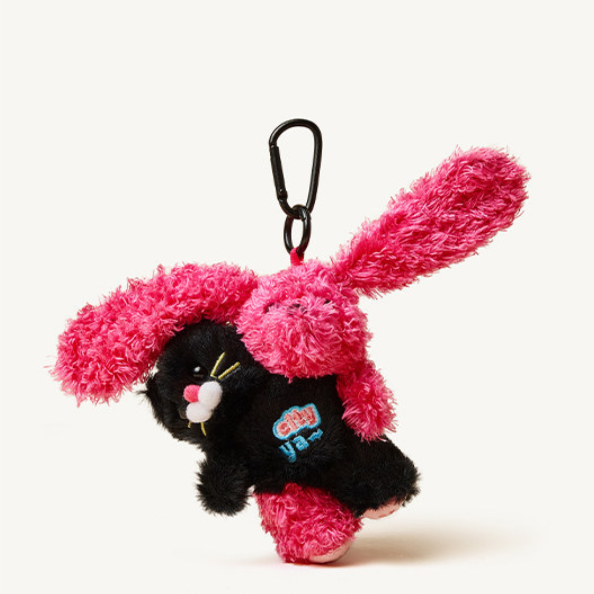 Pink Bunny & Black Cat