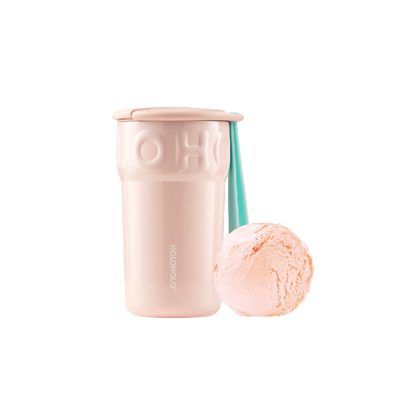 Pink 316 Stainless Steel Travel Mug with Ceramic Liner 390ml