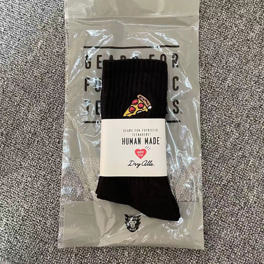 LookSocks - Pizza Crew Socks Black