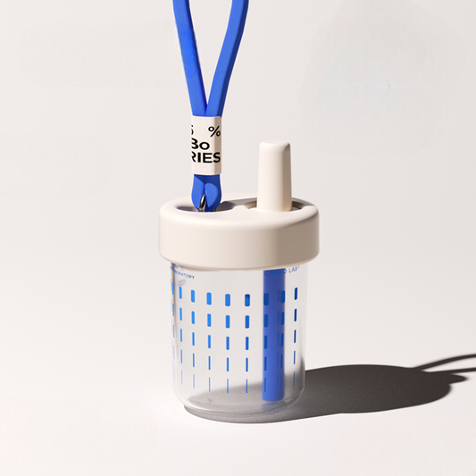 Portable Travel Straw Tumbler with Strap Handle 450ml White