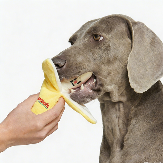 PUPSOOH - Puppy Banana-Hiding Squeaky Toy,Dog Playing With a Toy Shaped Like a Banana