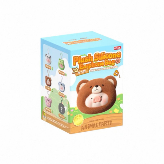LuLu The Piggy Animal Party Plush Earphone Bag Blind Box