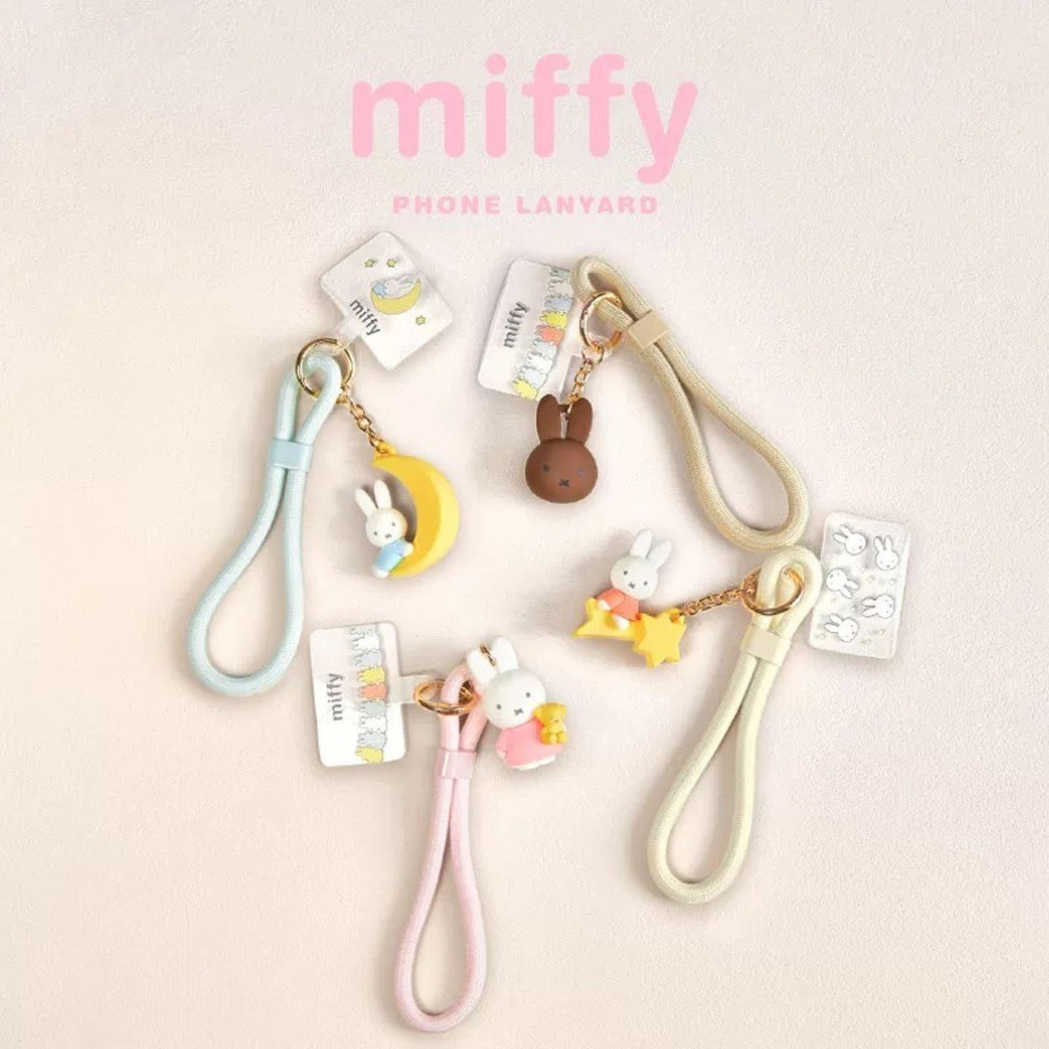 R.UN - Miffy Phone Strap Keyring