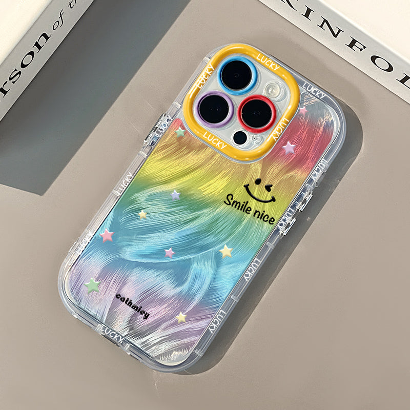 Rainbow Smiley Case for iPhone