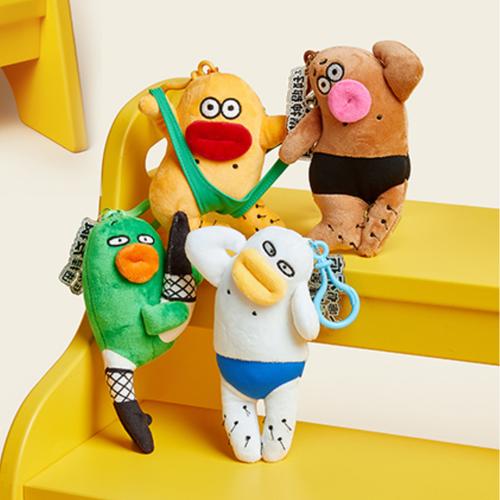 "Runaway Crazy" Plush Bag Charm