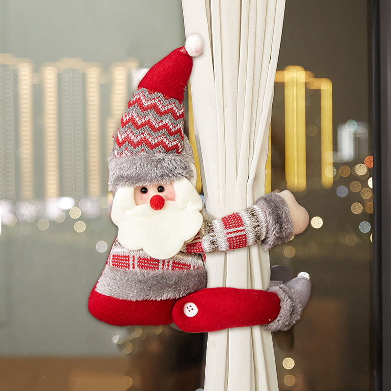Santa Claus Christmas Curtain Tieback