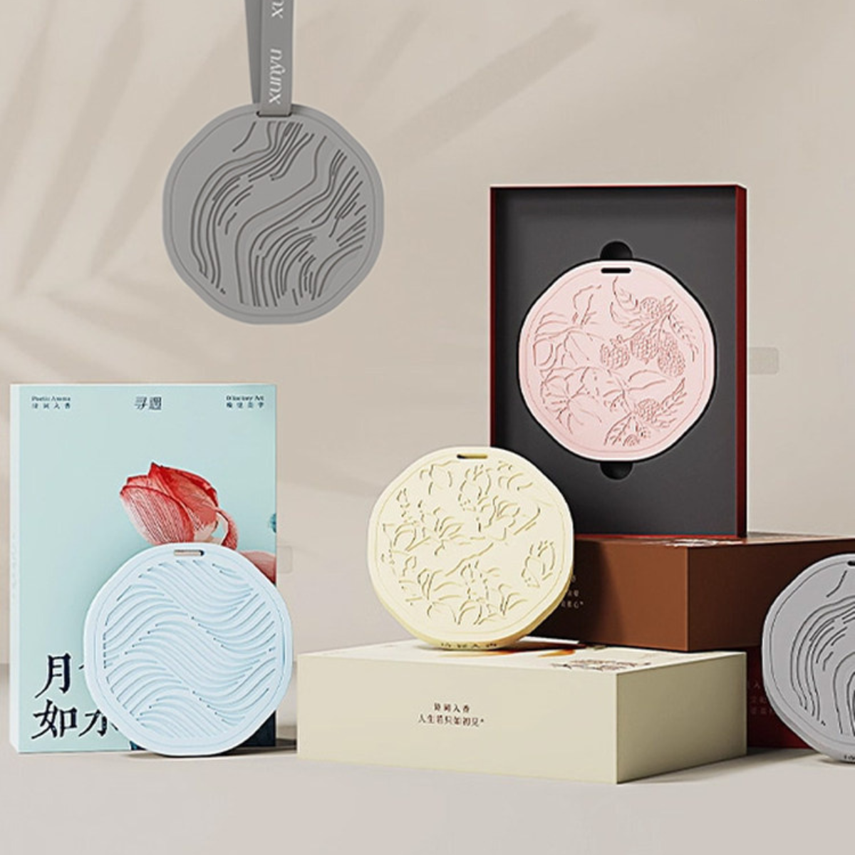 Scented Plaster Hanging Sachet for Home, Wardrobe & Car