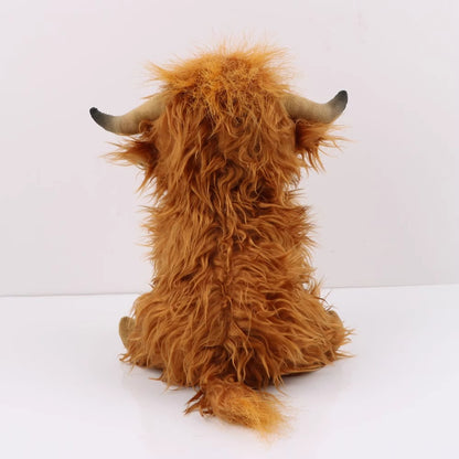 Scottish Highland Cattle Plush Toy Back