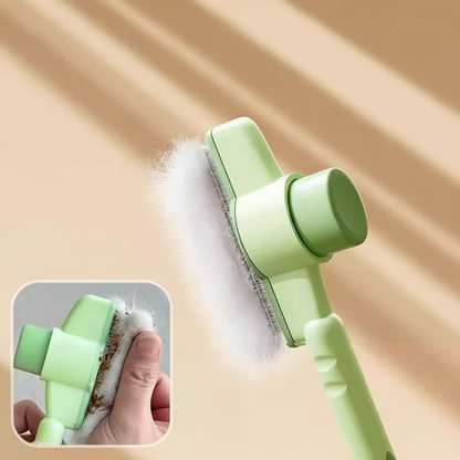 Self-Cleaning Pet Deshedding Comb