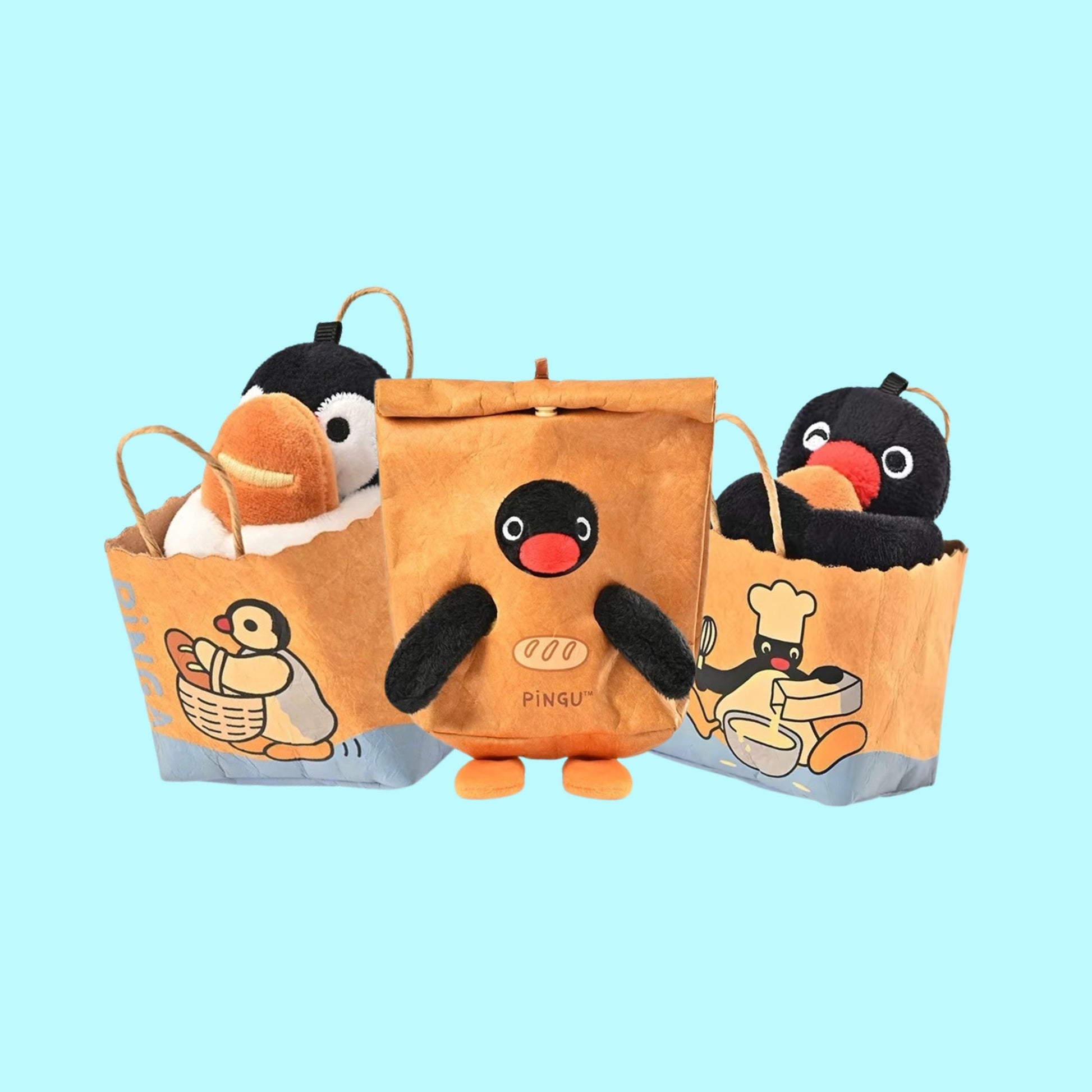 Shandmoo - Pingu & Pinga Bakery Plush Bag Charm