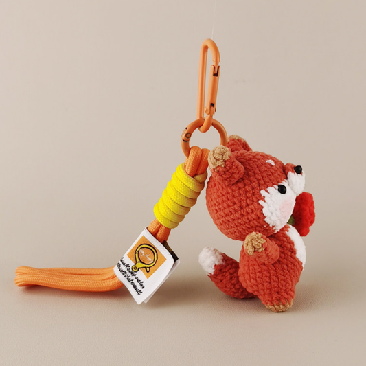 Side 7 Days Then About - Storybook Fox Plush Bag Charm