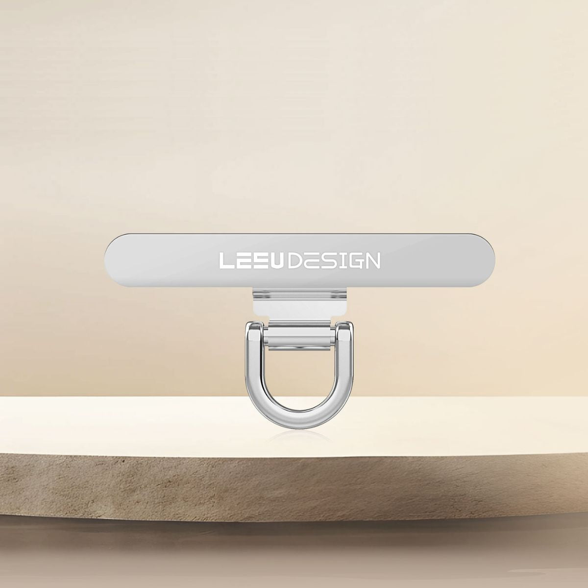 0.2mm Ultra-Thin Mini Metal Phone Tether Tabs Silver Medium