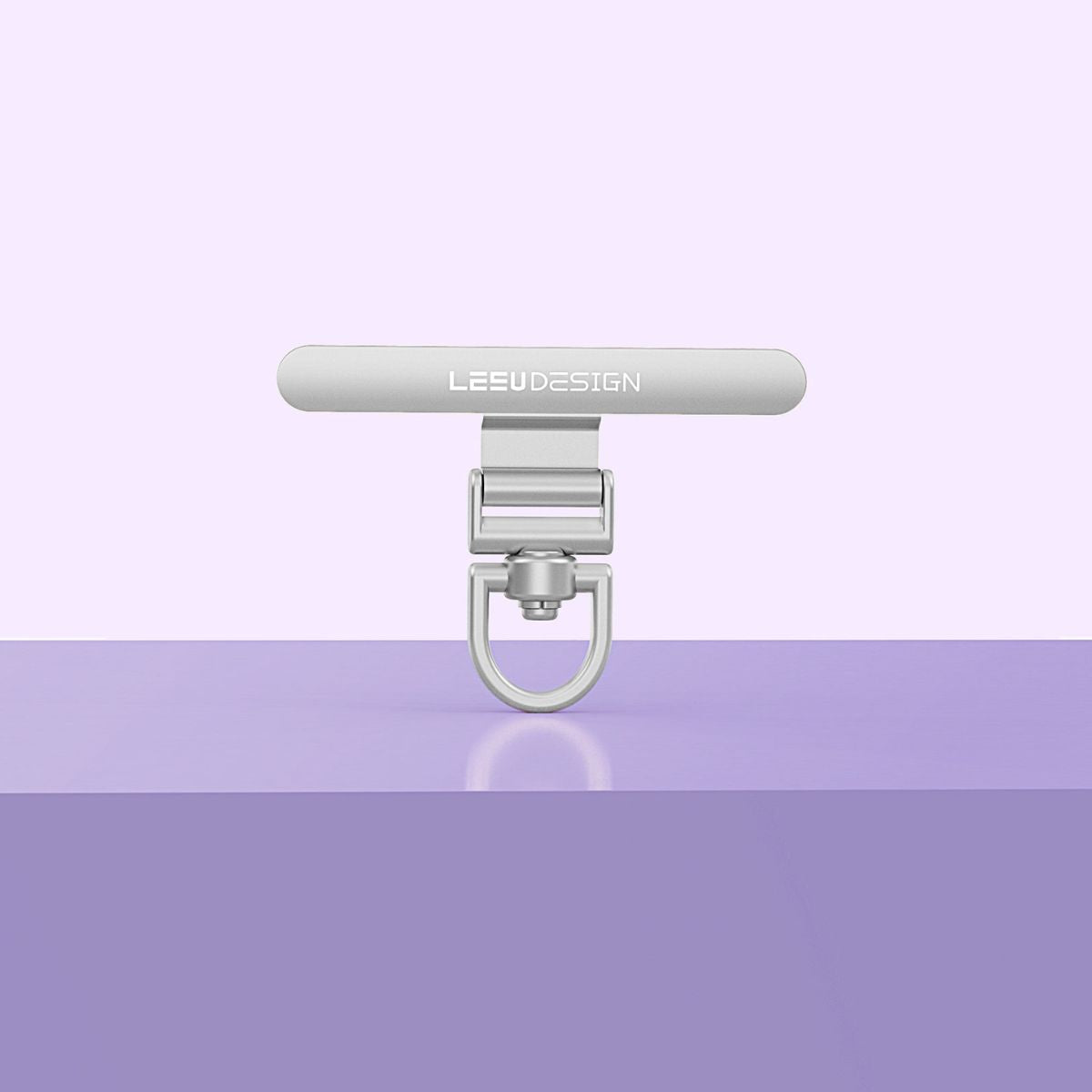 Silver 0.2mm Ultra-Thin Rotating Metal Phone Tether Tabs