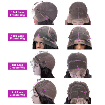 Size differences Wigs