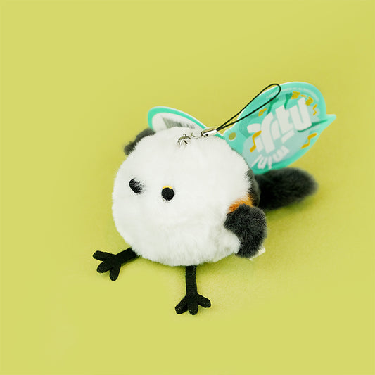 Small Cute Bird Long-Tailed Tit Plush