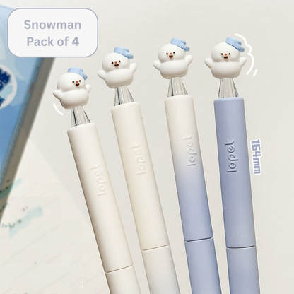 Snowman 3D Twist Pen